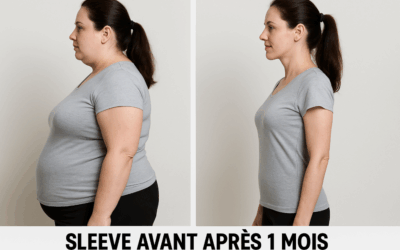 Sleeve avant/après 1 mois : 5 résultats réels, photos et plan nutritionnel post‑op