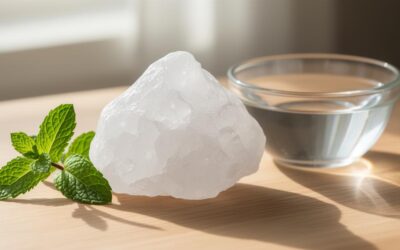La pierre d’alun, le produit aux multiples usages : un allié minéral pour votre routine capillaire
